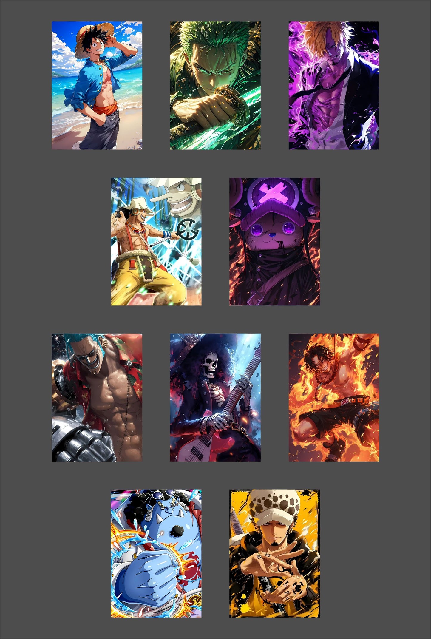 One Piece Anime Combo 3 (PACK OF 10)