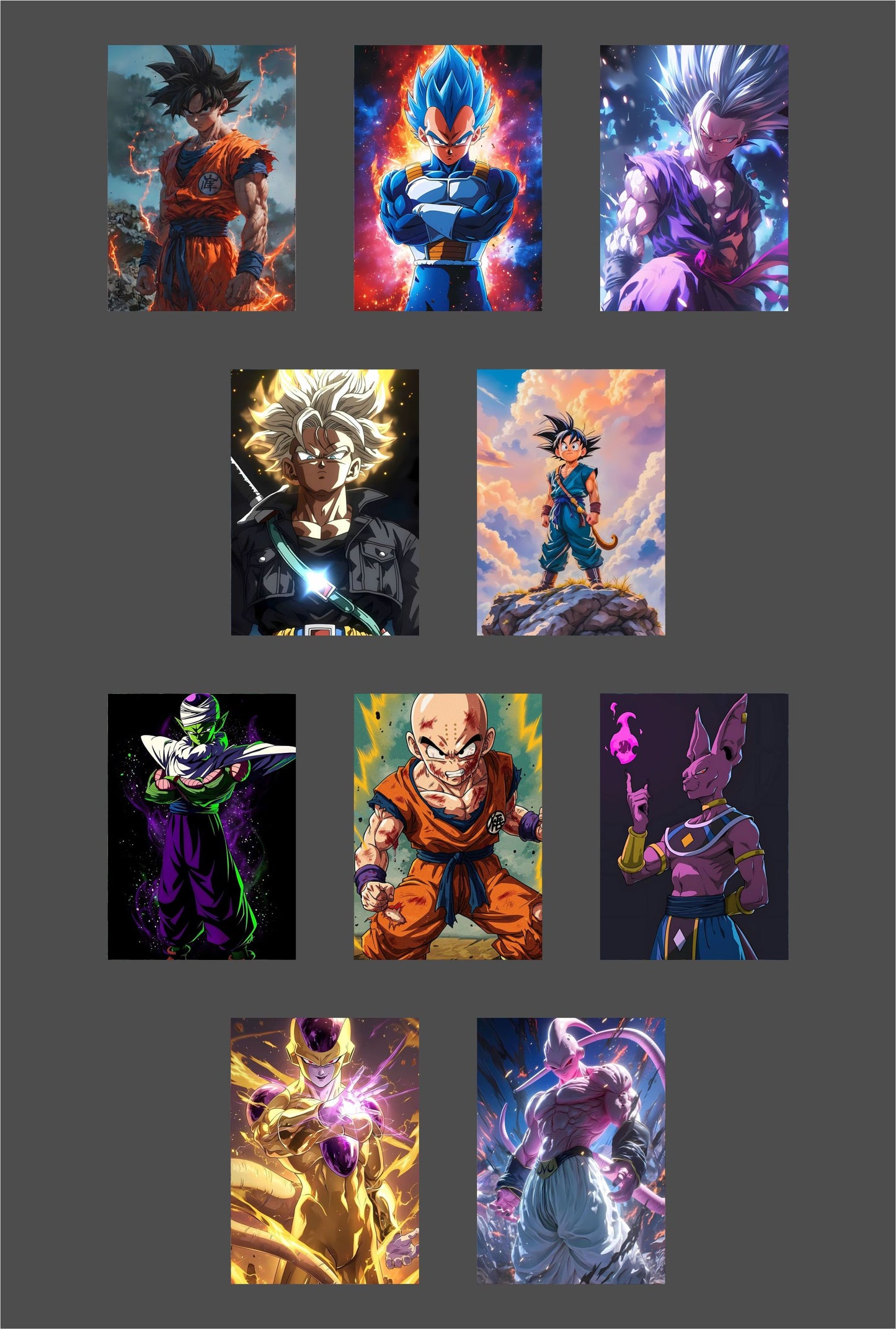 Dragon BallZ Anime Combo 4 (PACK OF 10)