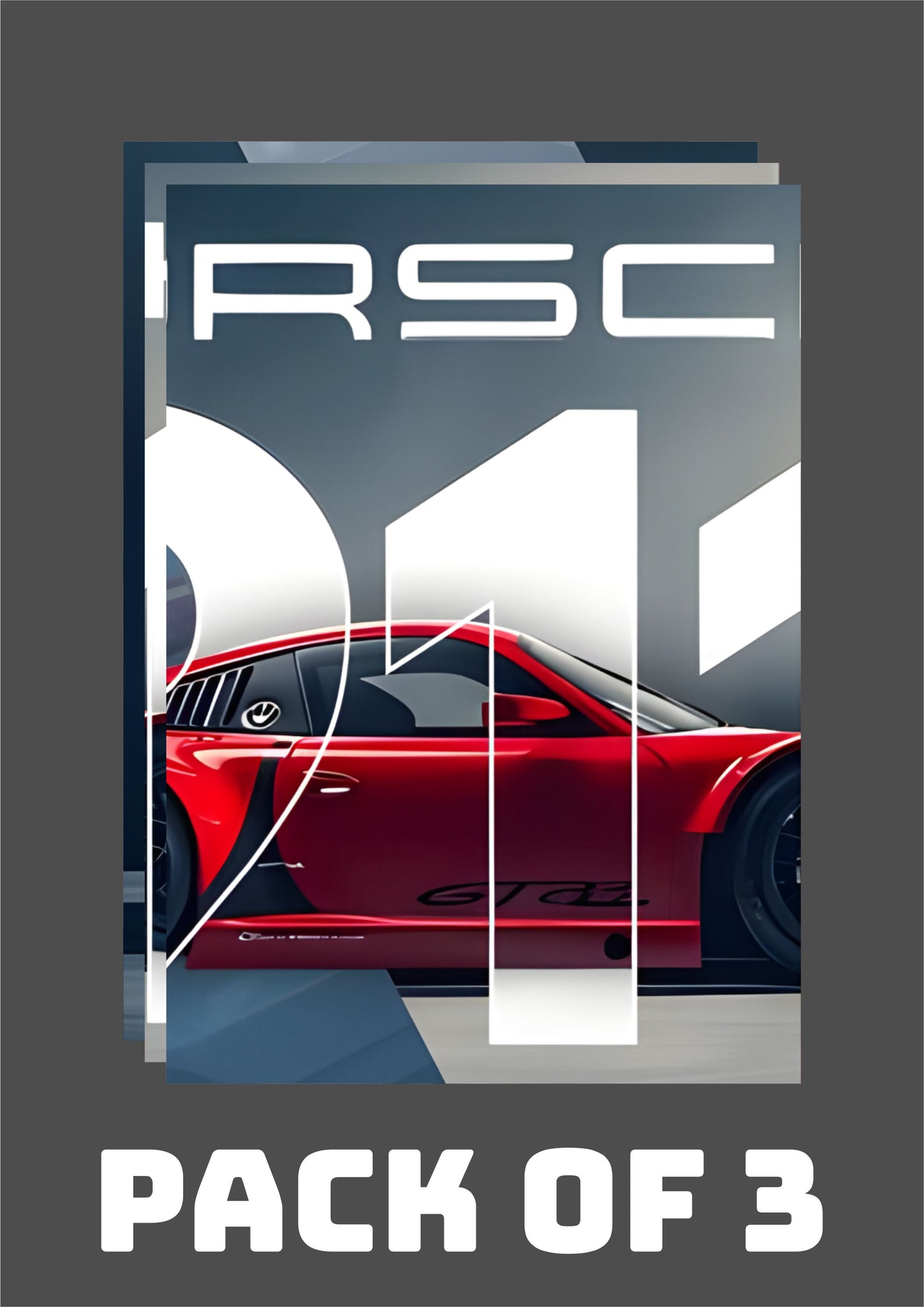 Car Split Poster (Set of 3)