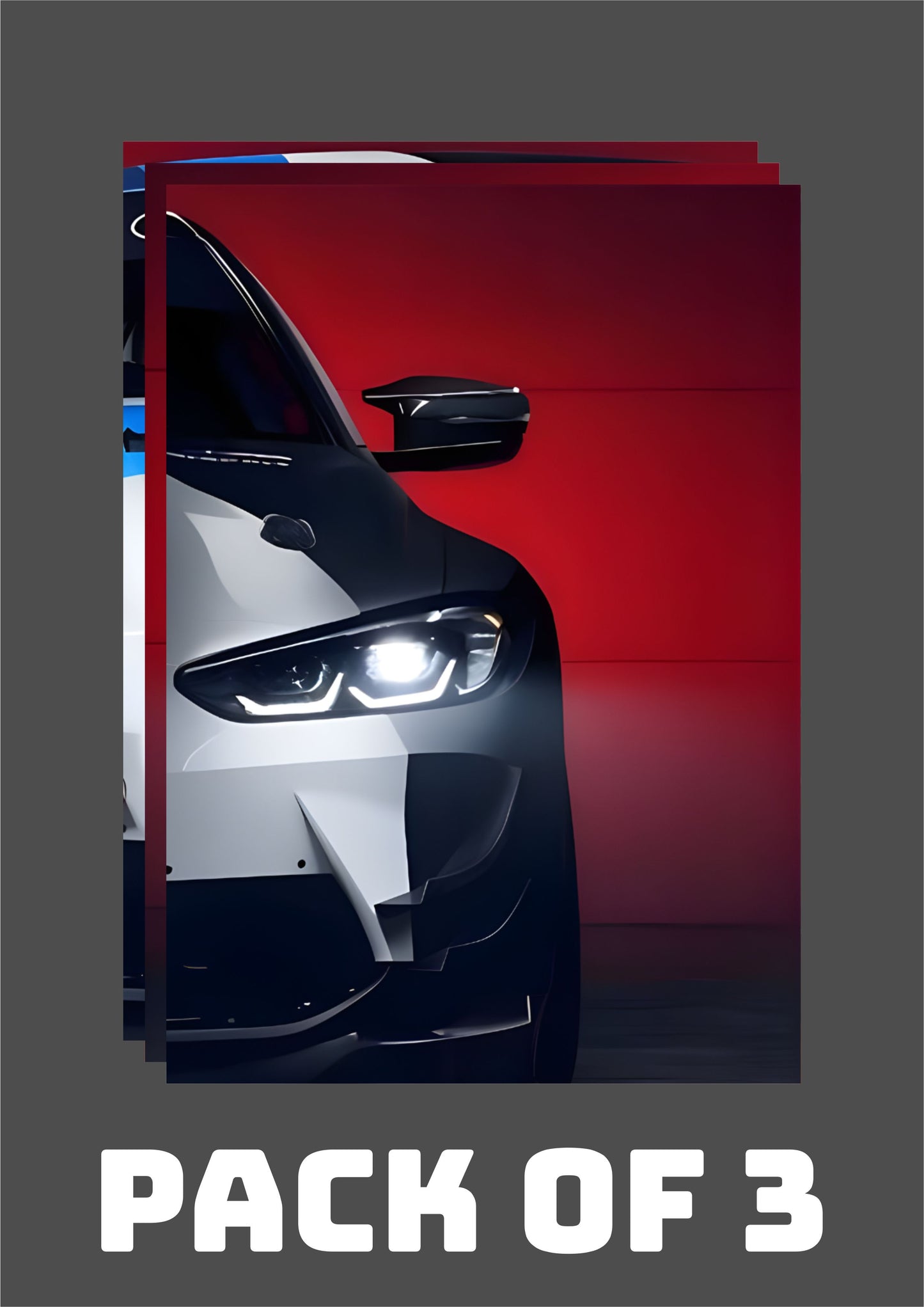 Car Split Poster (Set of 3)