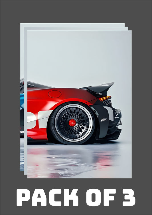 Car Split Poster (Set of 3)