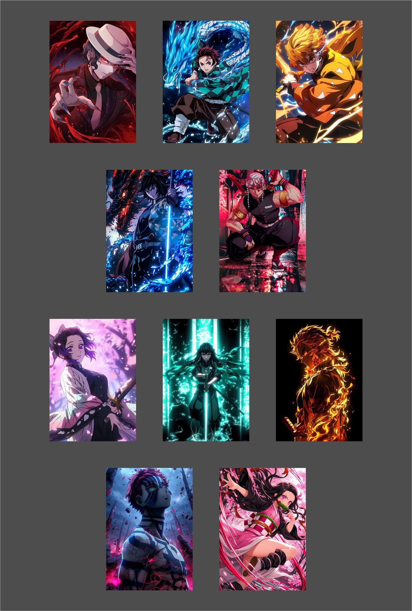 Deamon Slayer Anime Combo 2 (PACK OF 10)