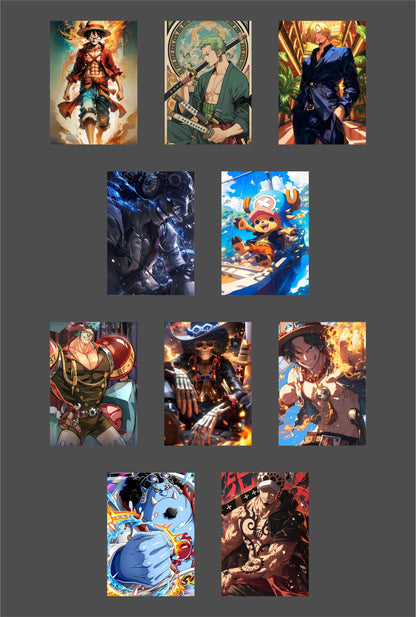 One Piece Anime Combo 5 (PACK OF 10)