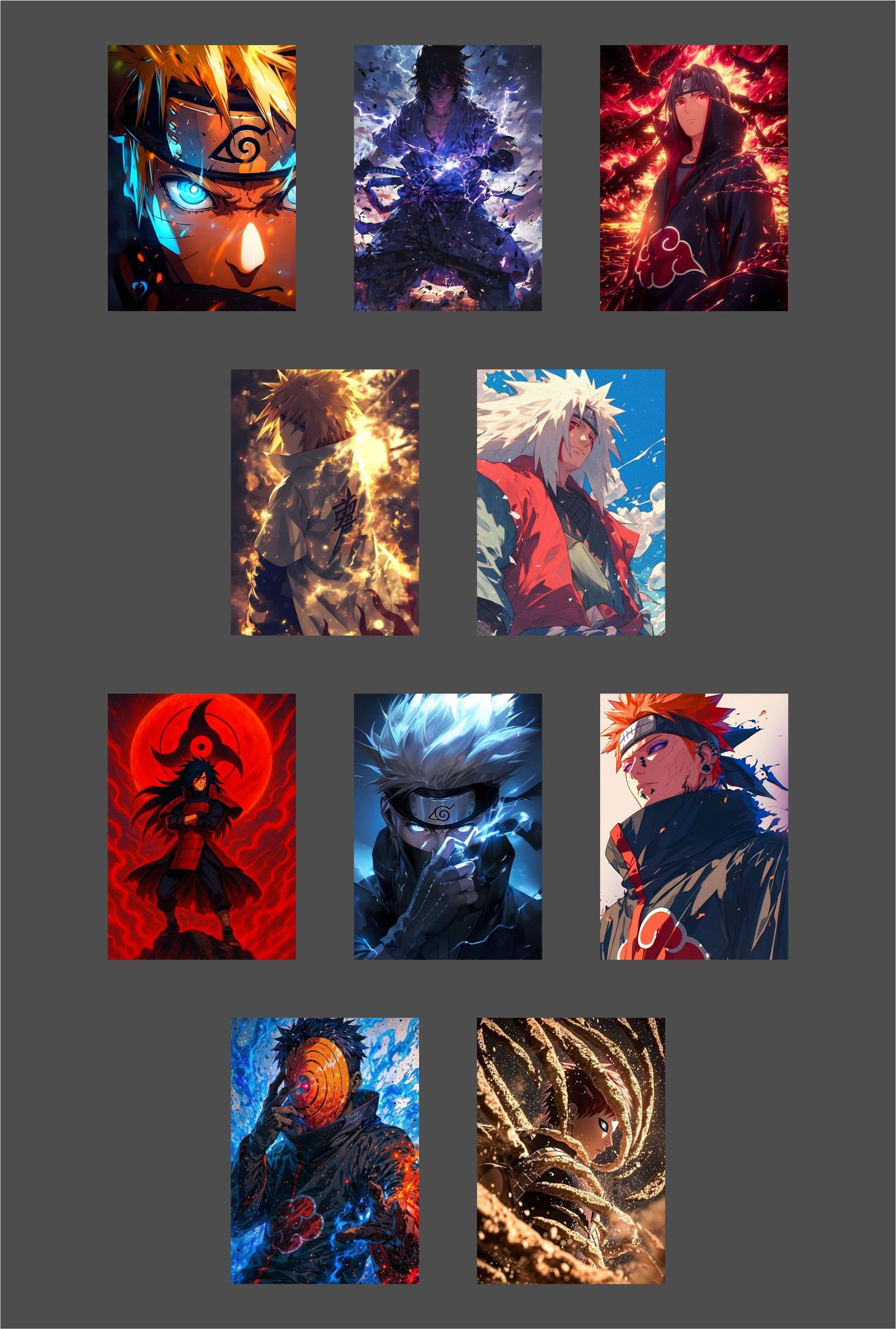 Naruto Anime Combo 2 (PACK OF 10)