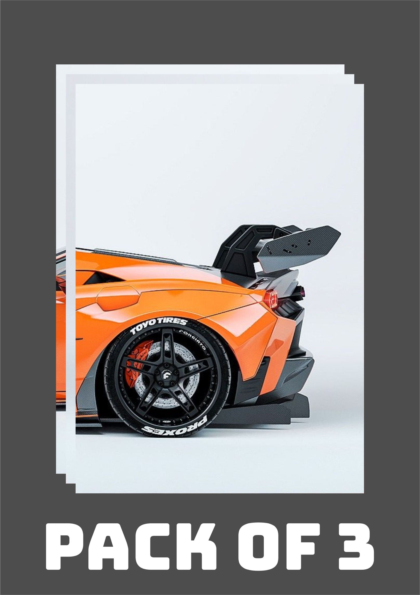 Car Split Poster (Set of 3)