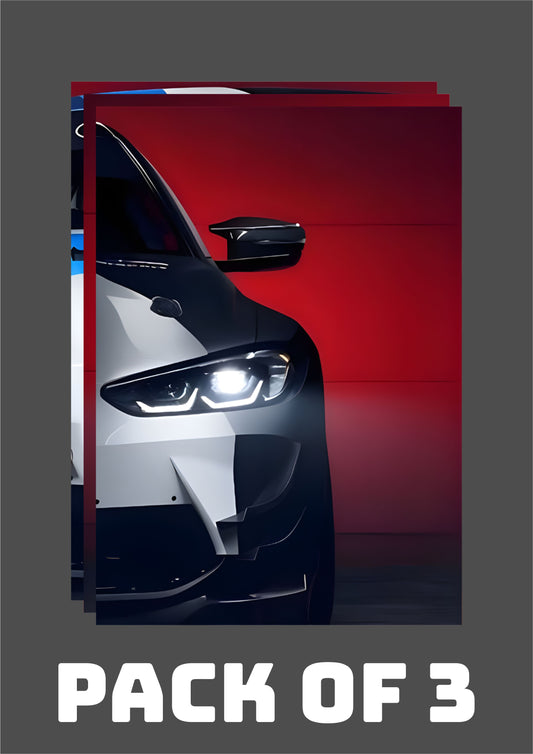Car Split Poster (Set of 3)