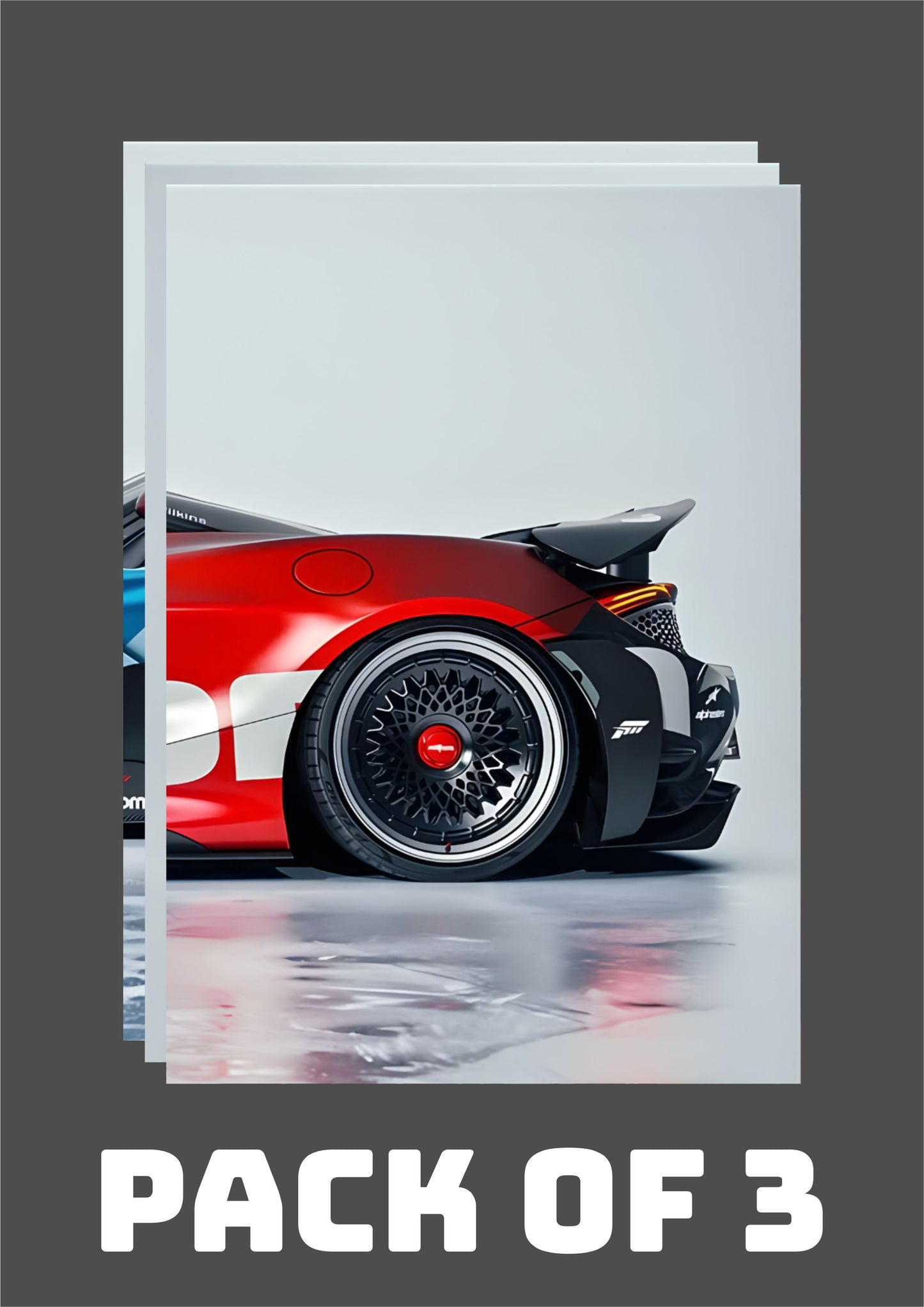 Car Split Poster (Set of 3)