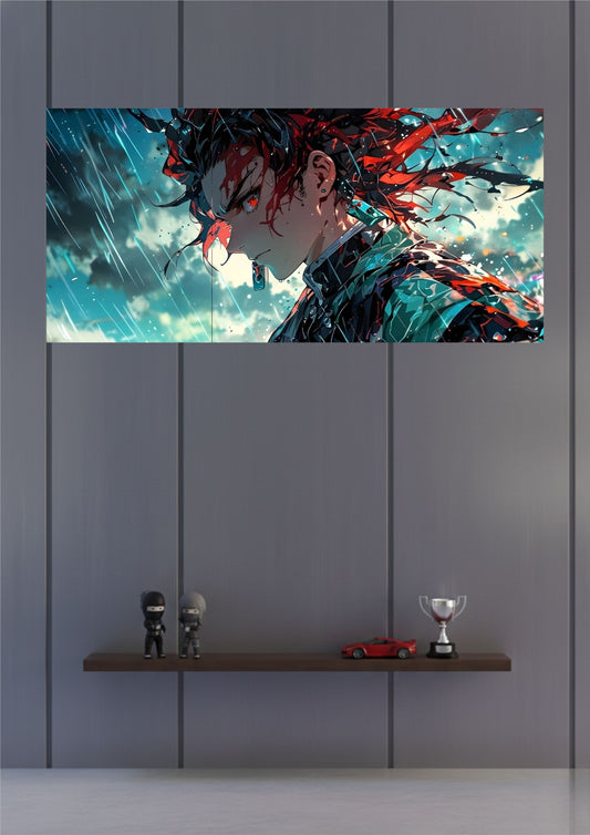 Anime Wall Art – Split Poster (Set of 3) - A4