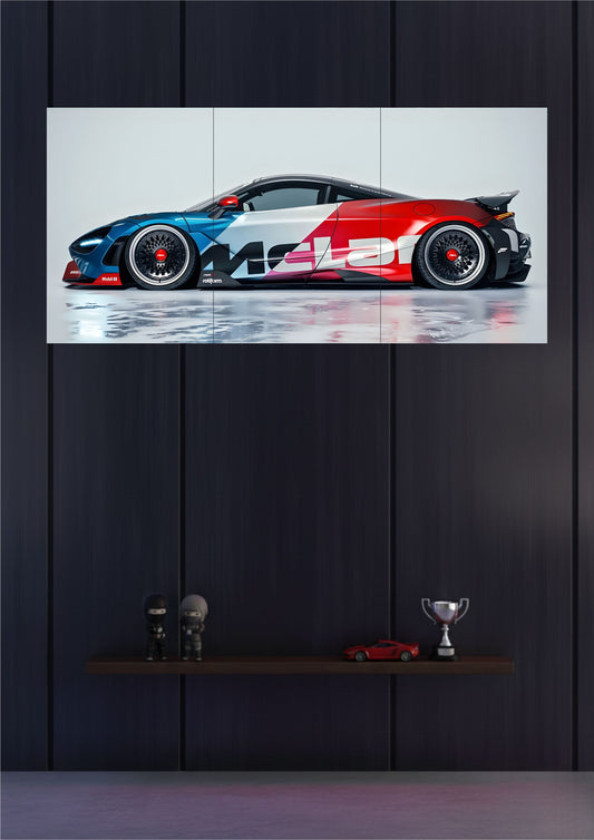 Car Split Poster (Set of 3)