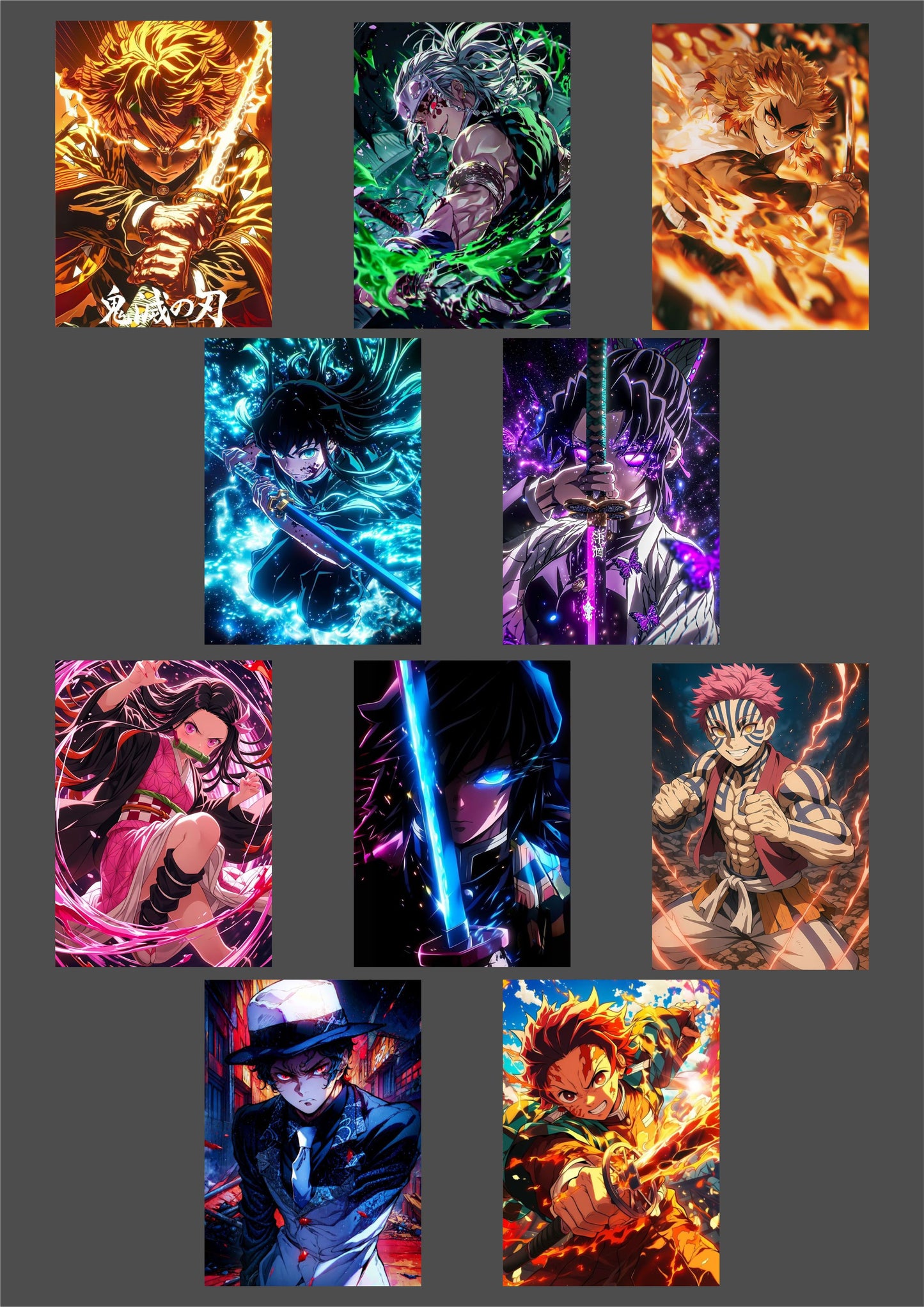 Deamon Slayer Anime Combo (PACK OF 10)