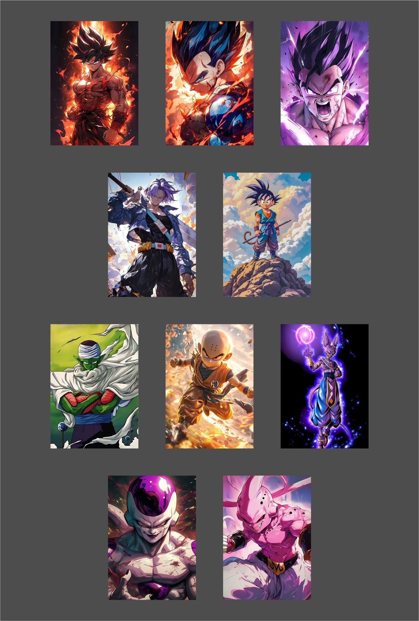 Dragon BallZ Anime Combo (PACK OF 10)